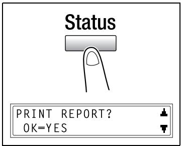 KONICA MINOLTA IC 205 - Outputting a report - 1