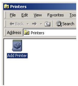 KONICA MINOLTA IC 205 - Installing the printer driver using the "Add Printer Wizard" under Windows 2000/NT 4.0 - 1