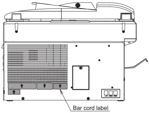 KONICA MINOLTA K7013 - Find your serial number and write it down - 1