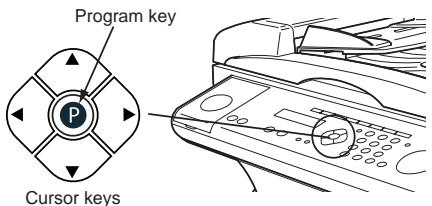 KONICA MINOLTA K7013 - Searching the functions using the cursor key - 1