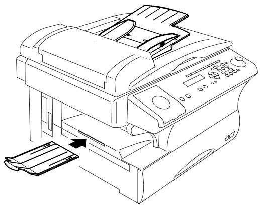 KONICA MINOLTA K7013 - Attach the extension paper tray - 1