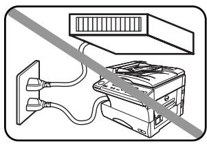 KONICA MINOLTA K7013 - Do not share an extension cord connector with other plugs - 1