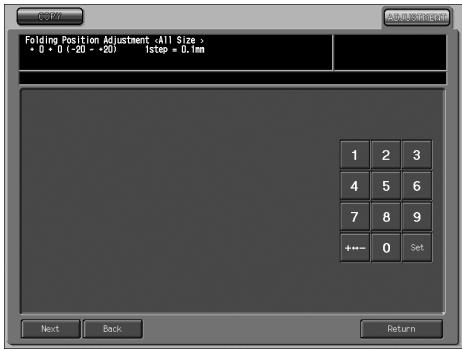 KONICA MINOLTA SD 501 - Folding Position Adjustment - 3