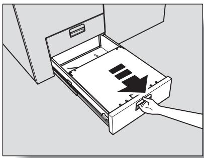 KONICA MINOLTA SD 501 - Withdraw the dust box. - 1