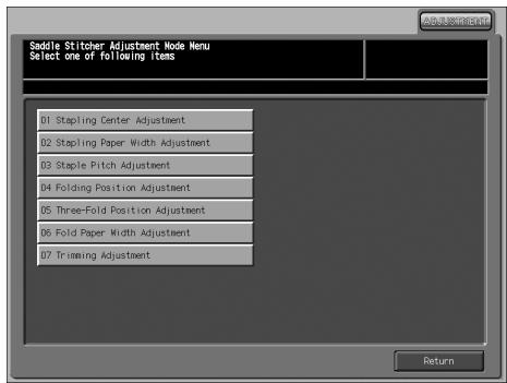 KONICA MINOLTA SD 501 - Stapling Paper Width Adjustment - 2