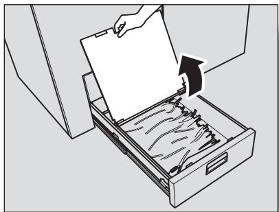 KONICA MINOLTA SD 501 - Open the top cover of the dust box. - 1