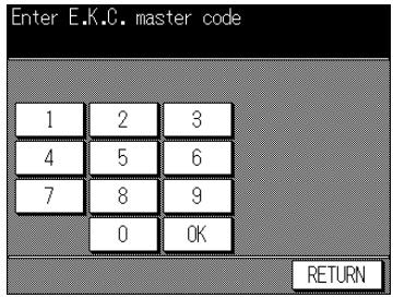 KONICA MINOLTA 7040 - How to Access the EKC Setting Mode - 2