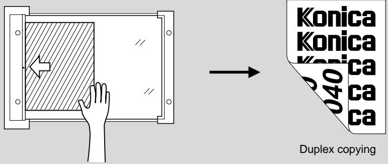 KONICA MINOLTA 7040 - 1▶2 Copying by Using the Platen Glass - 1