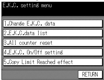 KONICA MINOLTA 7040 - ☐ Default setting: EKC on - 2