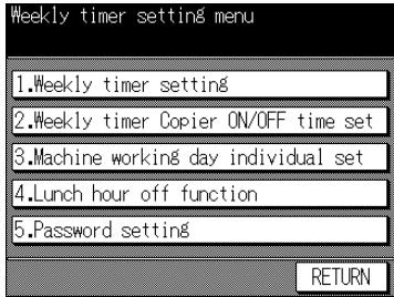 KONICA MINOLTA 7040 - ☐ Default setting: Timer interrupt password 0000 - 2
