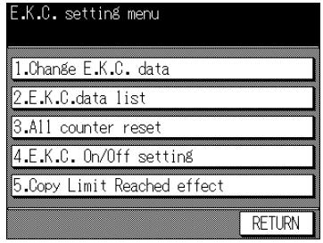 KONICA MINOLTA 7040 - How to Access the EKC Setting Mode - 3