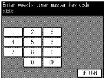 KONICA MINOLTA 7040 - How to Access the Weekly Timer Setting Mode - 2