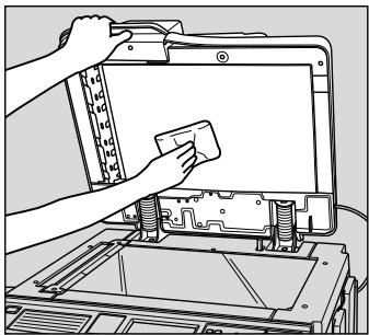 KONICA MINOLTA 7040 - Clean the RADF Platen Guide Cover - 1