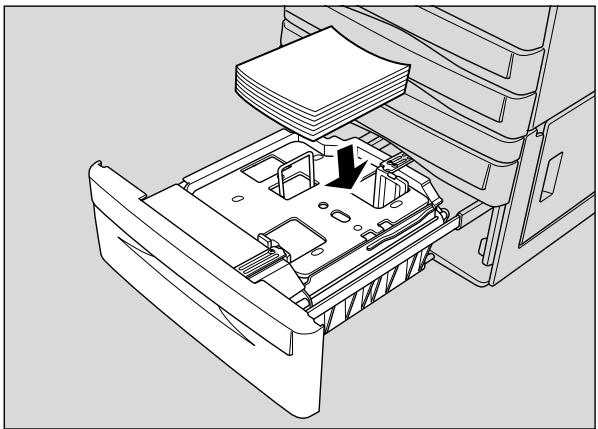 KONICA MINOLTA 7040 - Loading paper into the Large Capacity Tray (Service-fixed) - 1