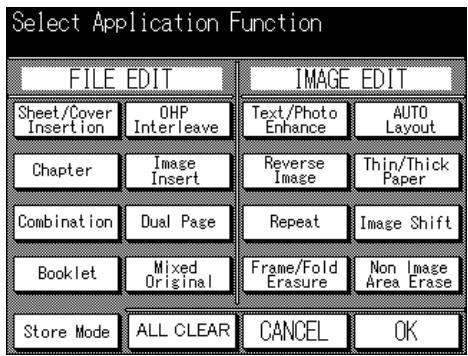 KONICA MINOLTA 7040 - Application Selection Screen - 1