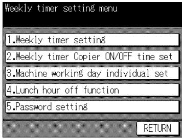 KONICA MINOLTA 7040 - Weekly Timer Setting [1] - 2