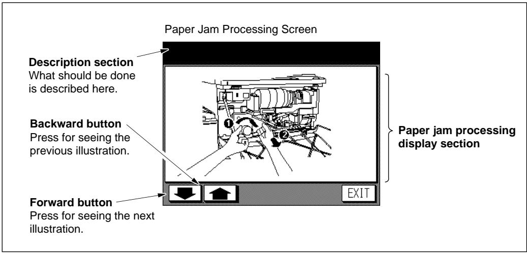 KONICA MINOLTA 7040 - Paper Jam Processing Screen - 1