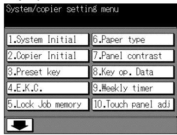 KONICA MINOLTA 7040 - Weekly Timer Copier ON/OFF Time Set [2] - 1