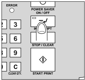 KONICA MINOLTA 7040 - Press INTERRUPT Button Again - 1