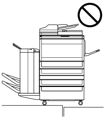 KONICA MINOLTA 7040 - CAUTION: Installation Space - 1