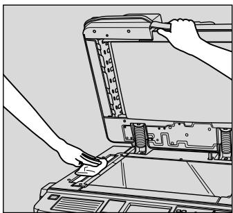 KONICA MINOLTA 7040 - Clean the Left Partition Glass - 1