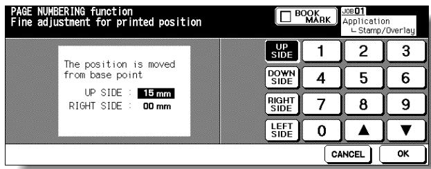 KONICA MINOLTA 7255 - FOR DETAILS: Fine Adjustment Setting Screen - 1