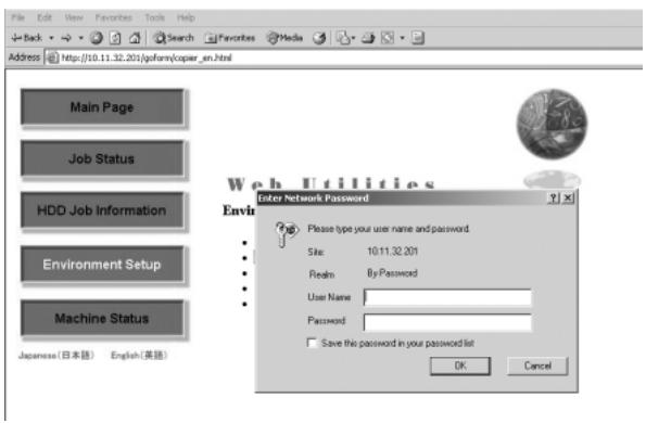 KONICA MINOLTA 7255 - Display the Setting File Import/Export window. - 3