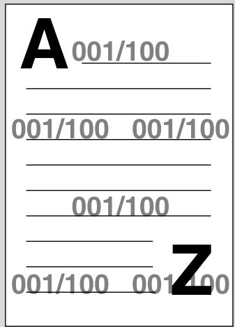 KONICA MINOLTA 7255 - Cover/Insert Print Setting Selection Screen: from PAGE NUMBERING - 3