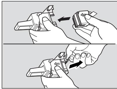KONICA MINOLTA 7255 - Insert the new cartridge into the housing. - 1