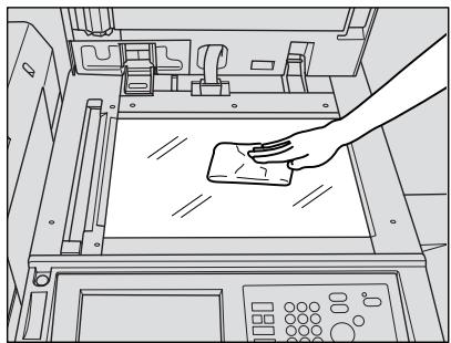 KONICA MINOLTA 7255 - Cleaning the Document Glass - 1