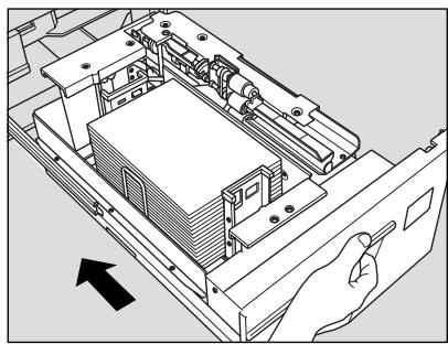KONICA MINOLTA 7255 - Push in the tray until it locks into place. - 1