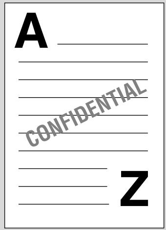 KONICA MINOLTA 7255 - Cover/Insert Print Setting Selection Screen: from PAGE NUMBERING - 2