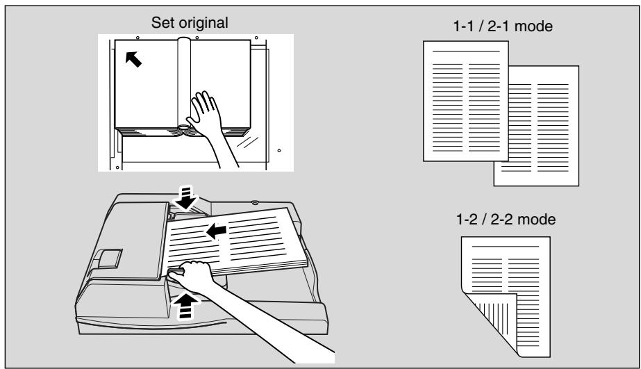 KONICA MINOLTA 7255 - Dividing an Image into Right and Left Pages (Dual Page) - 1