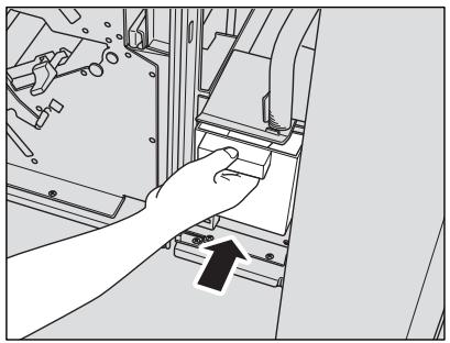 KONICA MINOLTA 7255 - Return the waste basket to its original position, then close the Punching / Z-Folding unit front door securely. - 1