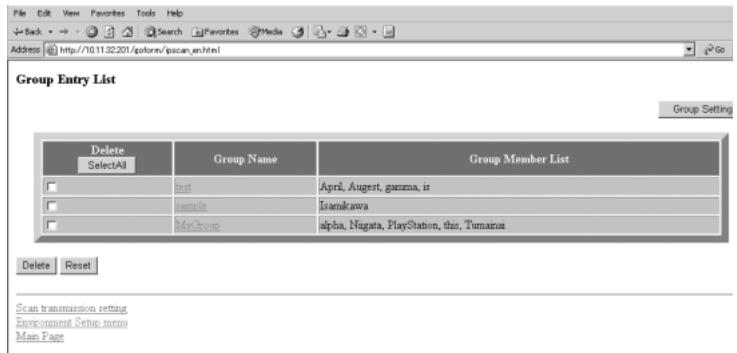 KONICA MINOLTA 7255 - To use grouping function, display the Group Setting window. - 4