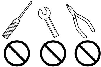 KONICA MINOLTA 7255 - CAUTION: Prohibition of Machine Modification - 1