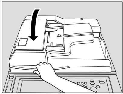 KONICA MINOLTA 7255 - Raise the document feeder. - 2