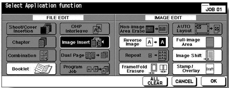 KONICA MINOLTA 7255 - Touch Image Insert on the Application Selection Screen. - 1
