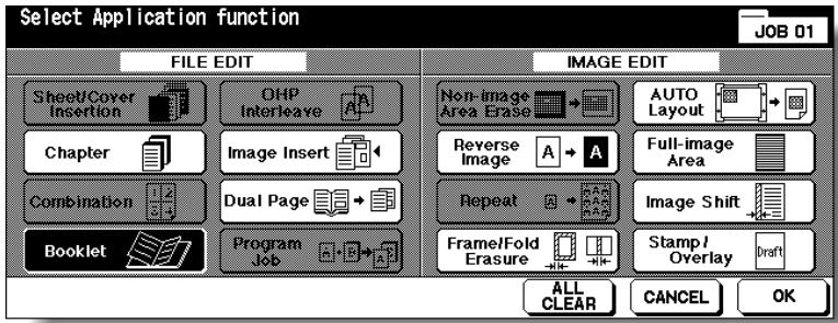 KONICA MINOLTA 7255 - Touch Booklet on the Application Selection Screen. - 1