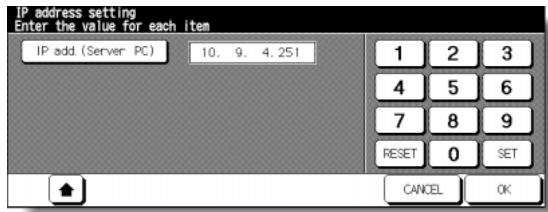 KONICA MINOLTA 7255 - IP Address Setting Screen (next page) - 1