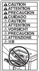 KONICA MINOLTA 7255 - CAUTION - 2