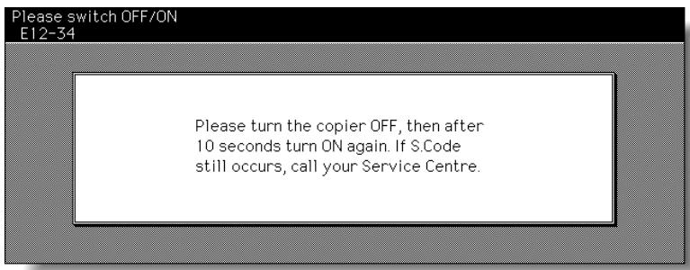 KONICA MINOLTA 7255 - When Power OFF/ON Screen Is Displayed - 1