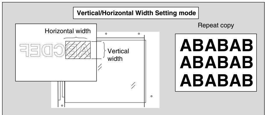 KONICA MINOLTA 7255 - >>>Vertical/Horizontal Width Setting Mode Specifications<< - 1