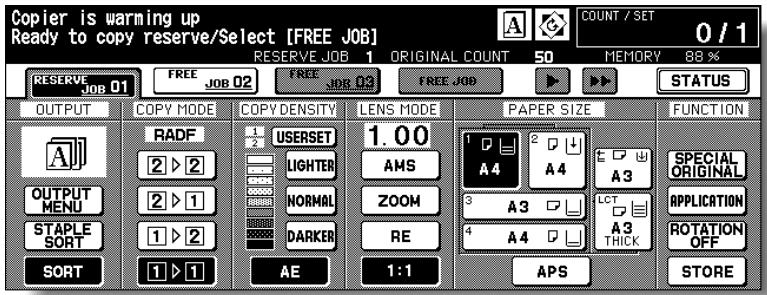 KONICA MINOLTA 7255 - Press [START]. - 1