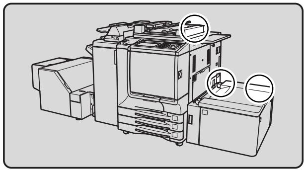 KONICA MINOLTA 8050 - Caution Labels and Indicators - 2