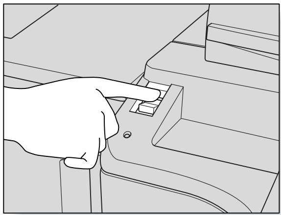 KONICA MINOLTA 8050 - Turn ON the power switch. - 1