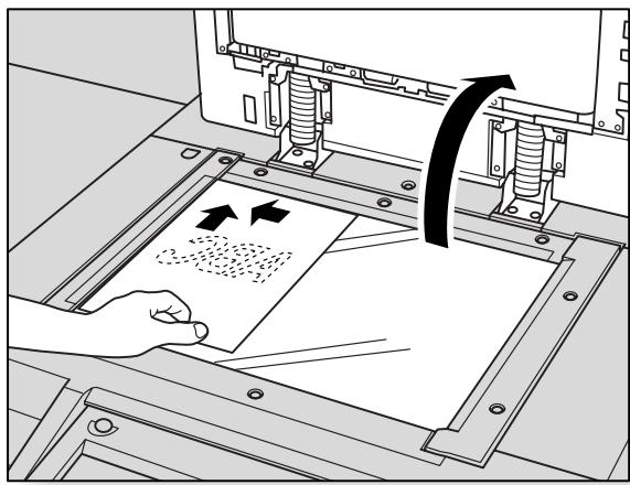 KONICA MINOLTA 8050 - Positioning Original on Platen Glass - 1