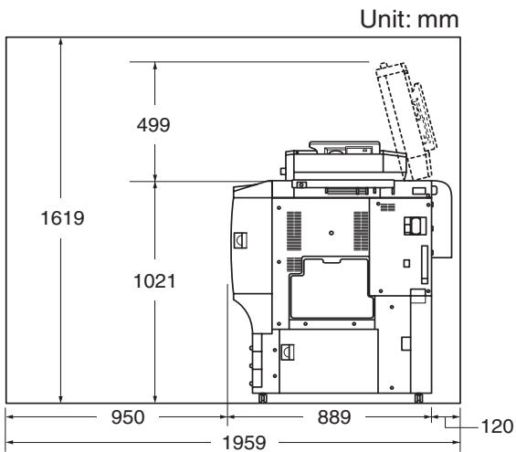 Unit: mm 499 1619 1021 950 889 1959 120