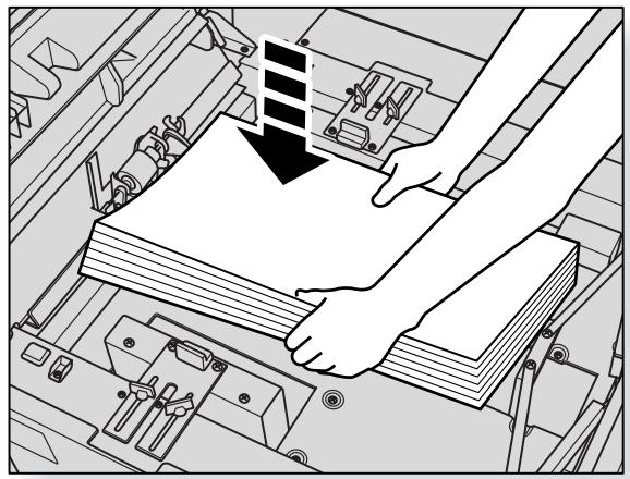 KONICA MINOLTA 8050 - Press the paper loading button once, then load the paper into the LCT. - 1