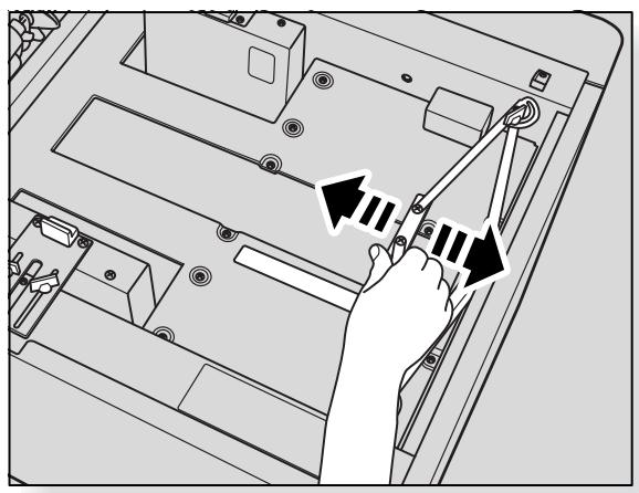 KONICA MINOLTA 8050 - Adjust the position of the LCT paper guides and rear stopper. - 4